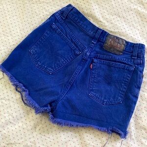 Cutoff Levi shorts